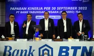 Kinerja Kuartal III 2022, Laba BTN Naik 50 Persen