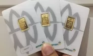 Harga Emas Antam Turun