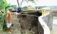 Jembatan Karang Gantung Ambrol, Ribuan Warga Terancam Terisolasi
