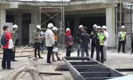 Anggota Komisi IV DPRD Kota Bogor Inspeksi Mendadak (Sidak) ke pembangunan Sekolah Satu Atap 