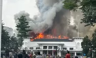 BREAKING NEWS: Balai Kota Bandung Terbakar, Asap Hitam MembumbungTinggi!