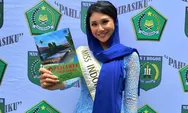 Jadi Bintang Tamu di Launching Buku Puisi, Audrey Vanessa Ajak Siswa MAN 1 Bogor Terus Berkarya