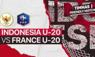 Link Live Streaming Timnas Indonesia U20 vs Prancis U20 Kamis 17 November 2022 Pukul 00.00 WIB