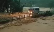 Sungai Tajum Meluap Timbulkan Banjir, Longsor Tutup Jalan Penghubung Banyumas-Brebes