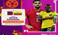 Link Nonton Live Streaming Qatar Vs Ekuador di Piala Dunia 2022 Tanggal 20 November 2022 Pertandingan Perdana