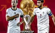 Piala Dunia 2022: Hujan Gol Warnai Kemenangan Inggris Atas Iran