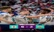 Hasil Piala Dunia 2022 : Inggris Menang Telak Atas Iran dengan Skor 6-2!