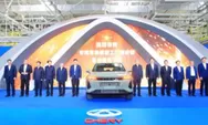 Chery Holding Resmikan Pabrik Super Untuk Produksi Mobil Listrik di Provinsi Shandong, Cina