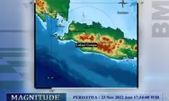Kota Bogor Diguncang Gempa 3,1 Magnitude, Rabu 23 November 2022 