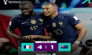 Hasil Skor Piala Dunia 2022: Perancis Menang Telak Atas Australia, Giroud Cetak Brace