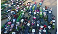 Simak! Rute Perjalanan ke Tempat Iklan RCTI, Wisata 'Pasar Terapung Lok Baintan' di Kalimantan Selatan