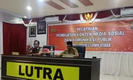 Undang Diskominfo, Polres Lutra Gelar Pelatihan Konten Media Sosial dan Komunikasi Publik