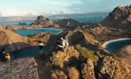 Menuju Puncak Pulau Padar Taman Nasional Komodo Labuan Bajo NTT, Disarankan Pagi atau Sore Hari