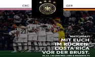 Head to Head Kosta Rika Vs Jerman di Piala Dunia 2022, 2 Desember 2022 Jerman Unggul dari Rekor Pertemuan