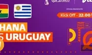 Link live streaming Ghana vs Uruguay Piala Dunia 2022 malam ini , siapa lolos ke babak 16 besar?