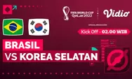 Prediksi Pertandingan Brasil Vs Korea Selatan di 16 Besar Piala Dunia 2022, 6 Desember 2022 Line Up dan Skor