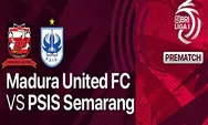Link Nonton Live Streaming Madura United FC Vs PSIS Semarang di BRI Liga 1 2022 2023, 5 Desember 2022 