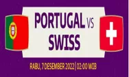 Head to Head Portugal vs Swiss di 16 Besar Piala Dunia 2022, 7 Desember 2022, Rekor Pertemuan 26 kali 