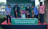 Taman Singosari Semarang Mulai Dibangun Simpang Lima Kedua, Dikonsep Hutan Kota