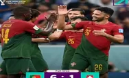 Portugal Menang Besar Lawan Swiss skor 6-1 dan Lolos ke Perempat Final Piala Dunia 2022, Portugal Terlalu Kuat