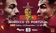 Piala Dunia 2022: Head to Head Maroko Vs Portugal Sabtu 10 Desember 2022 Pukul 10.00 WIB