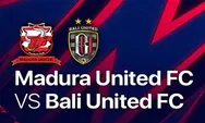Link Nonton Live Streaming Madura United FC vs Bali United FC di BRI Liga 1 2022 2023 Tanggal 12 Desember 2022