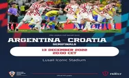 Head to Head Argentina vs Kroasia di Semi Final Piala Dunia 2022,14 Desember 2022 Rekor Pertemuan dan Rangking