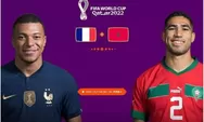 Hasil pertandingan Prancis vs Maroko di Piala Dunia Qatar 2022, Kylian Mbappe cs nantikan timnas Argentina!