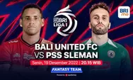 Link Live Streaming Pertandingan Bali United vs PSS Sleman di BRI Liga 1