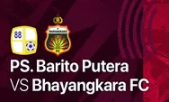 Link Nonton Live Streaming Barito Putera vs Bhayangkara FC di BRI Liga 1 2022 2023 Tanggal 20 Desember 2022