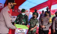 Kapolda Sulteng Cek Pos Pam RTH Poso dan Beri Bingkisan Sembako Bagi Personel Ops Pam Lilin Tinombala 2022