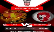 Link Live Streaming Singapura vs Laos di Piala AFF 2022 Hari Ini Penyisihan Grup B Siapa yang Bakal Menang?