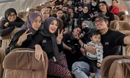 Wow Atta Halilintar, Aurel Hermansyah, Thariq Halilintar, dan Fuji liburan bersama-sama ke Bali sewa 1 pesawat
