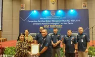 Capaian Akhir Tahun Direktorat KPLP Berhasil Raih Sertifikat ISO 9001 : 2015