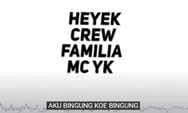 VIRAL! Lirik Lagu Suwung by Heyek Crew Lengkap Artinya, Aku Bingung Kowe Bingung Kabeh Bingung Dadi Suwung