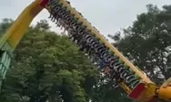 Posisi masih dinaiki penumpang, Wahana Tornado di Dufan Ancol berhenti dalam posisi miring. Pengunjung panik!