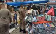 PKL di Pasar Cibinong Bogor diusir Satpol PP, lapaknya mau disulap jadi pedestrian