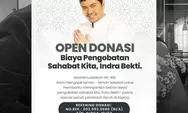 Open donasi Indra Bekti banyak menuai hujatan dari netizen, siapa sajakah yang masih peduli?