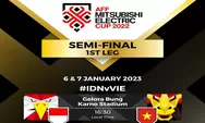 Jadwal Indonesia vs Vietnam di Semi Final Leg 1 AFF 2022, Tayang Dimana? Kick off Jam Berapa? Link Nonton?