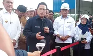 Pabrik minyak makan merah pertama di Indonesia dibangun PTPN 2 di Sumut. Erick Thohir: Jadi percontohan