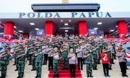 Kapolri Listyo Sigit Prabowo Hadir dalam peresmian gedung baru Polda Papua, turut dihadiri oleh Panglima TNI