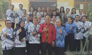Kadis PKO Manggarai Barat  NTT Ajak Para Guru Budayakan Kebersihan Lingkungan Sekolah Kepada Anak Didik