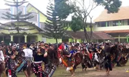 Lestarikan seni budaya, 700 siswa SMP Negeri 6 Temanggung menari jaran kepang