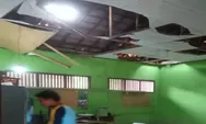 Lapor Pak Pj Bupati Bekasi, Atap Gedung SDN Sukamekar 03 Ambruk, Bikin Resah Murid dan Guru
