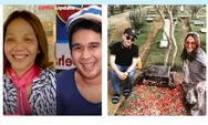 Obati rasa rindunya dengan Olga Syahputra, Bunda Corla sempatkan ziarah ke makam sahabat lamanya