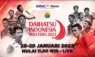 Cek di Sini, Jadwal dan Link Live Streaming Semifinal Indonesia Masters 2023