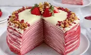 Resep Mille Crepe Red Velvet Viral: Anti Ribet, Lembut, Cocok Jadi Takjil Buka Puasa Ramadhan