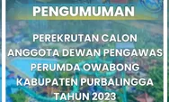 Pemkab Purbalingga Buka Lowongan Dewan Pengawas di Tiga BUMD, Berikut Syarat dan Cara Daftaranya