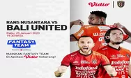 Prediksi Skor Rans Nusantara vs Bali United di BRI Liga 1 2022 2023 Pekan 20, Head to Head, Performa Tim
