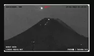 Viral Penampakan Benda Misterius Melintas Tengah Malam di Gunung Merapi Yogyakarta